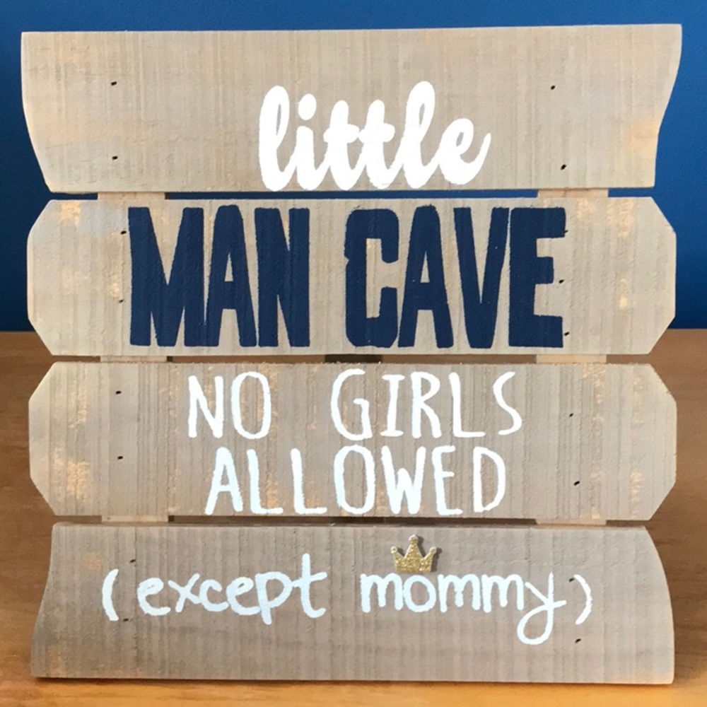 Hobby Lobby-Little Man Cave sign